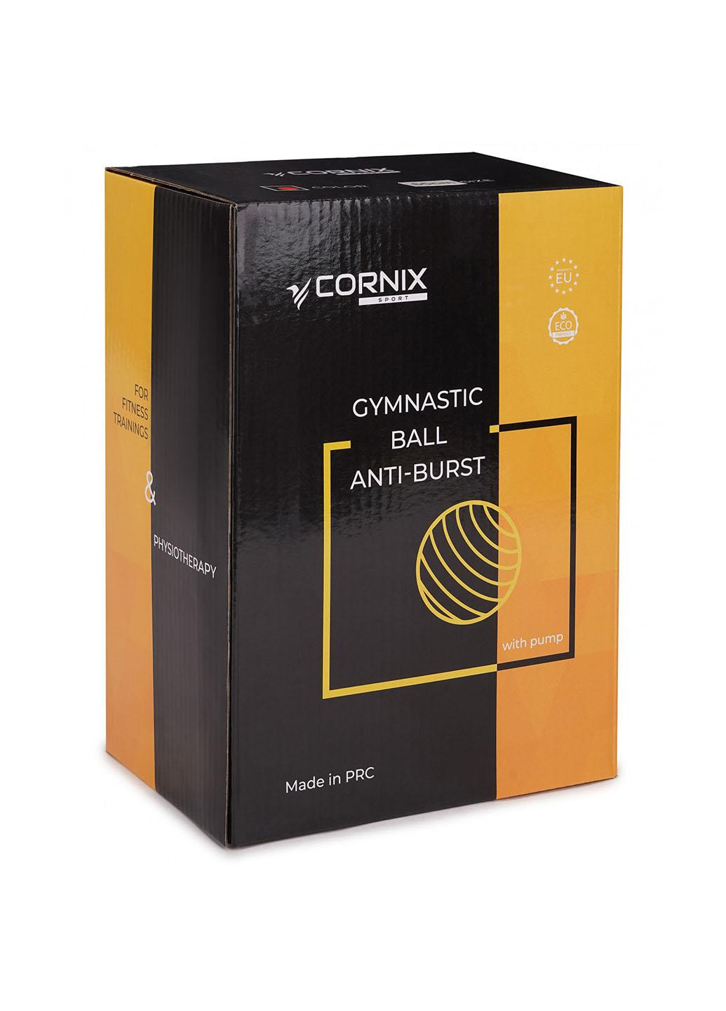 Мяч для фитнеса (фитбол) Cornix 65 см Anti-Burst XR-0020 Black No Brand (258329366)