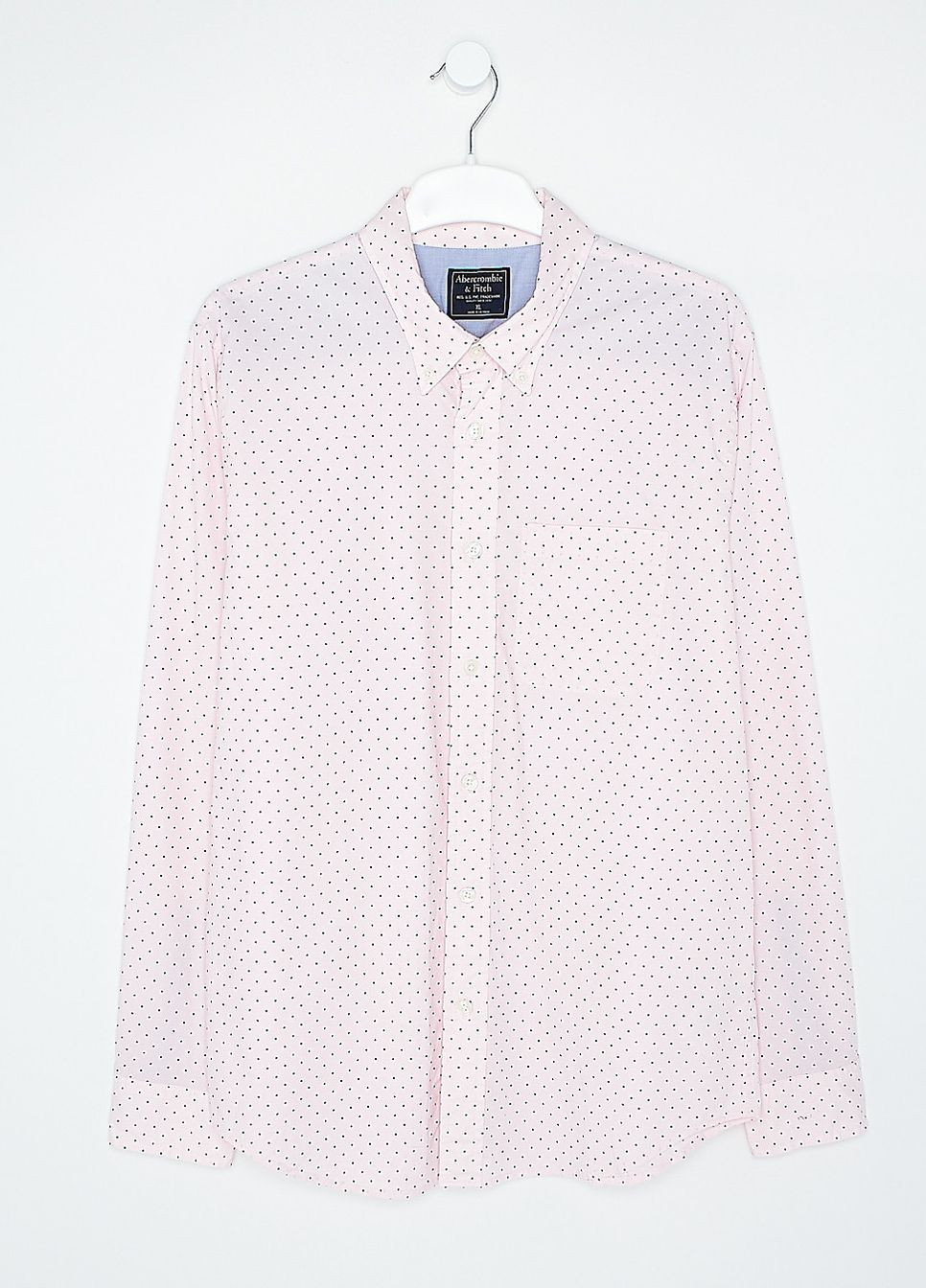 Розовая рубашка Abercrombie & Fitch
