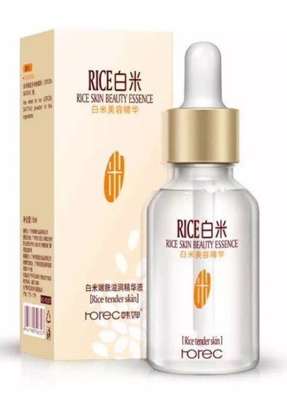 Сыворотка для лица Rice Skin Beauty Essence с экстрактом белого риса, 15 мл ROREC (258472248)