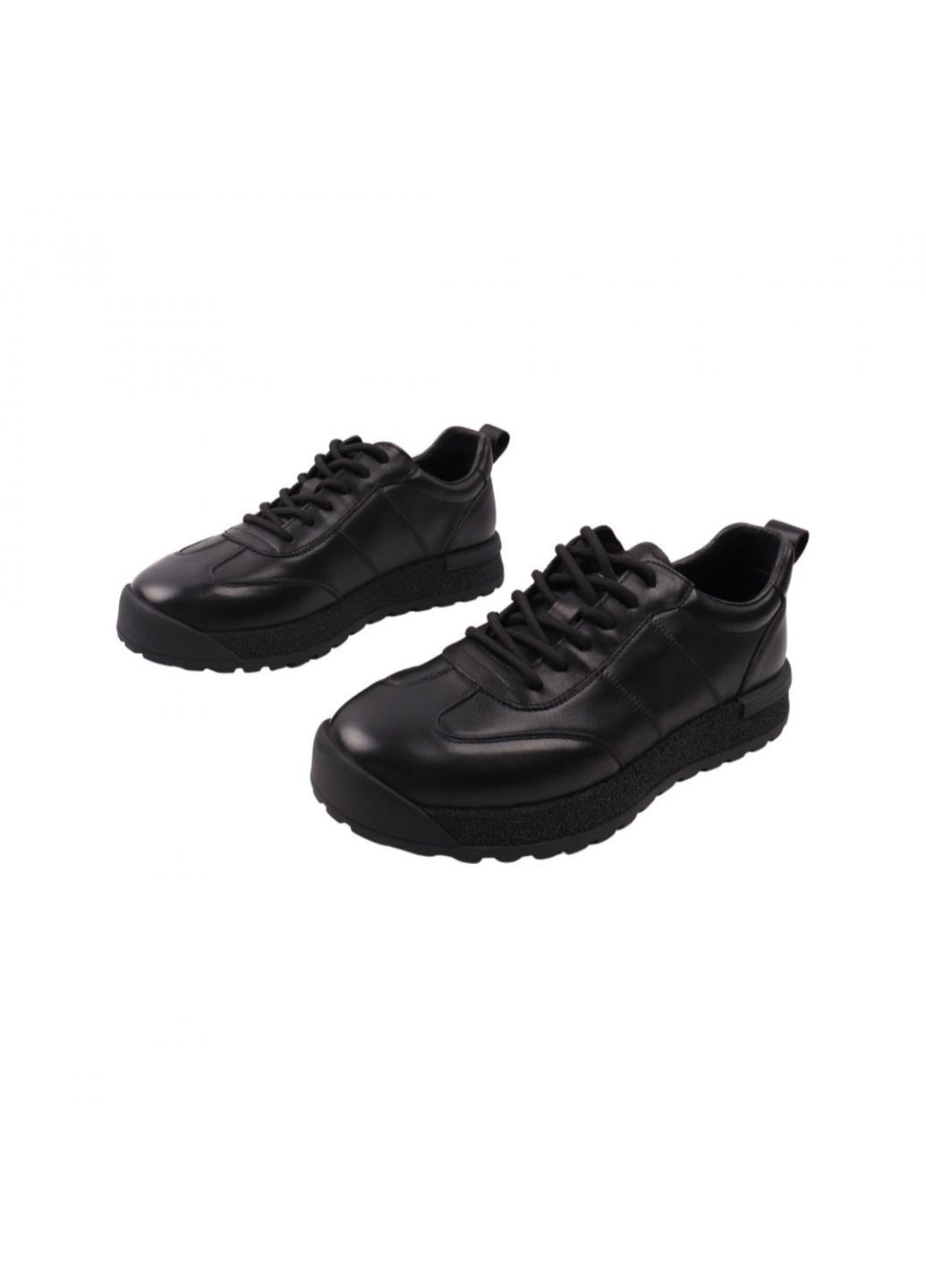 Черные кроссовки мужские черные натуральная кожа Lifexpert 1086-22/23DTC