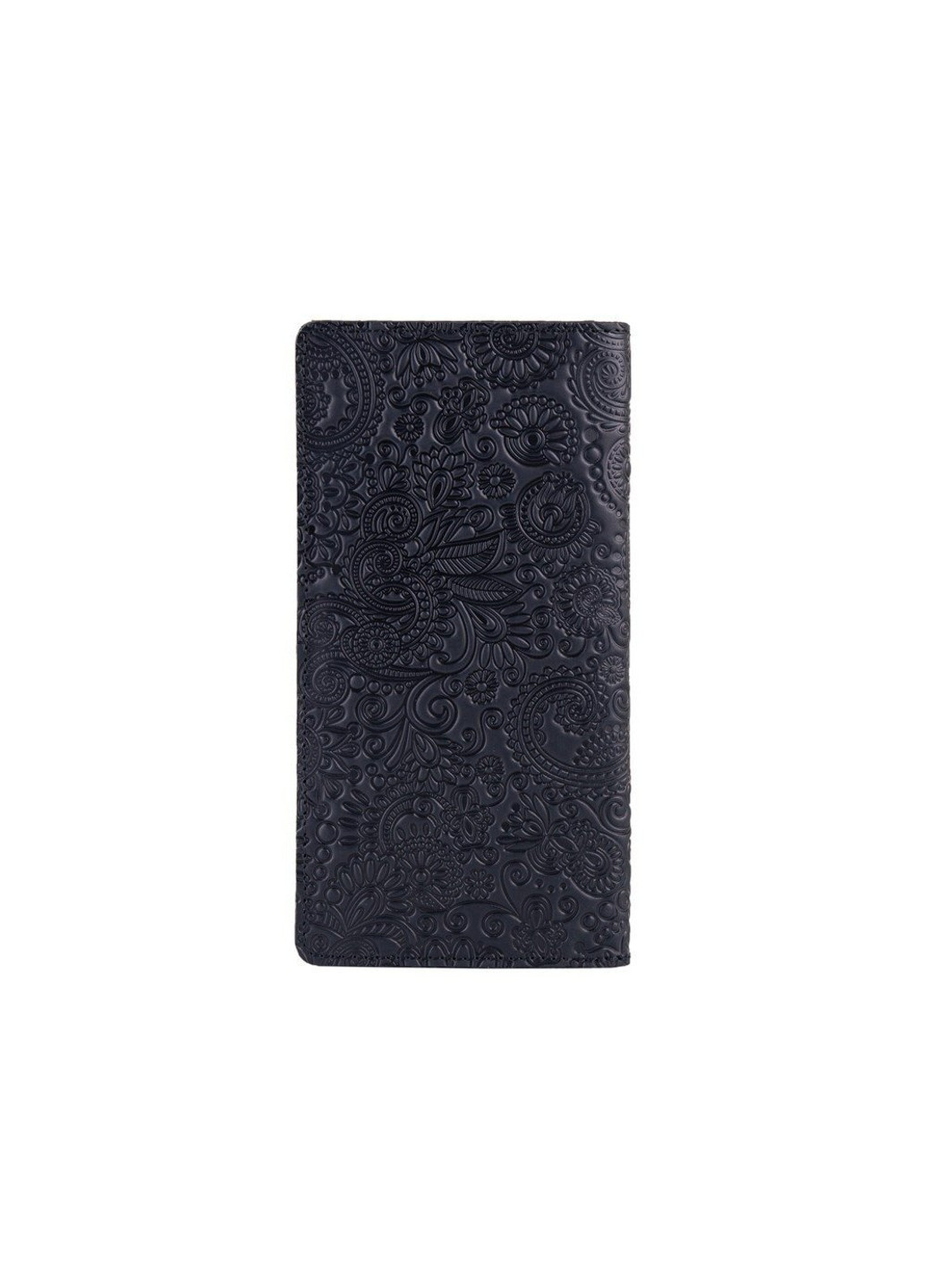 Шкіряний гаманець Mehendi Art WP-02-S19-4205-T005 Чорний Hi Art (268371252)