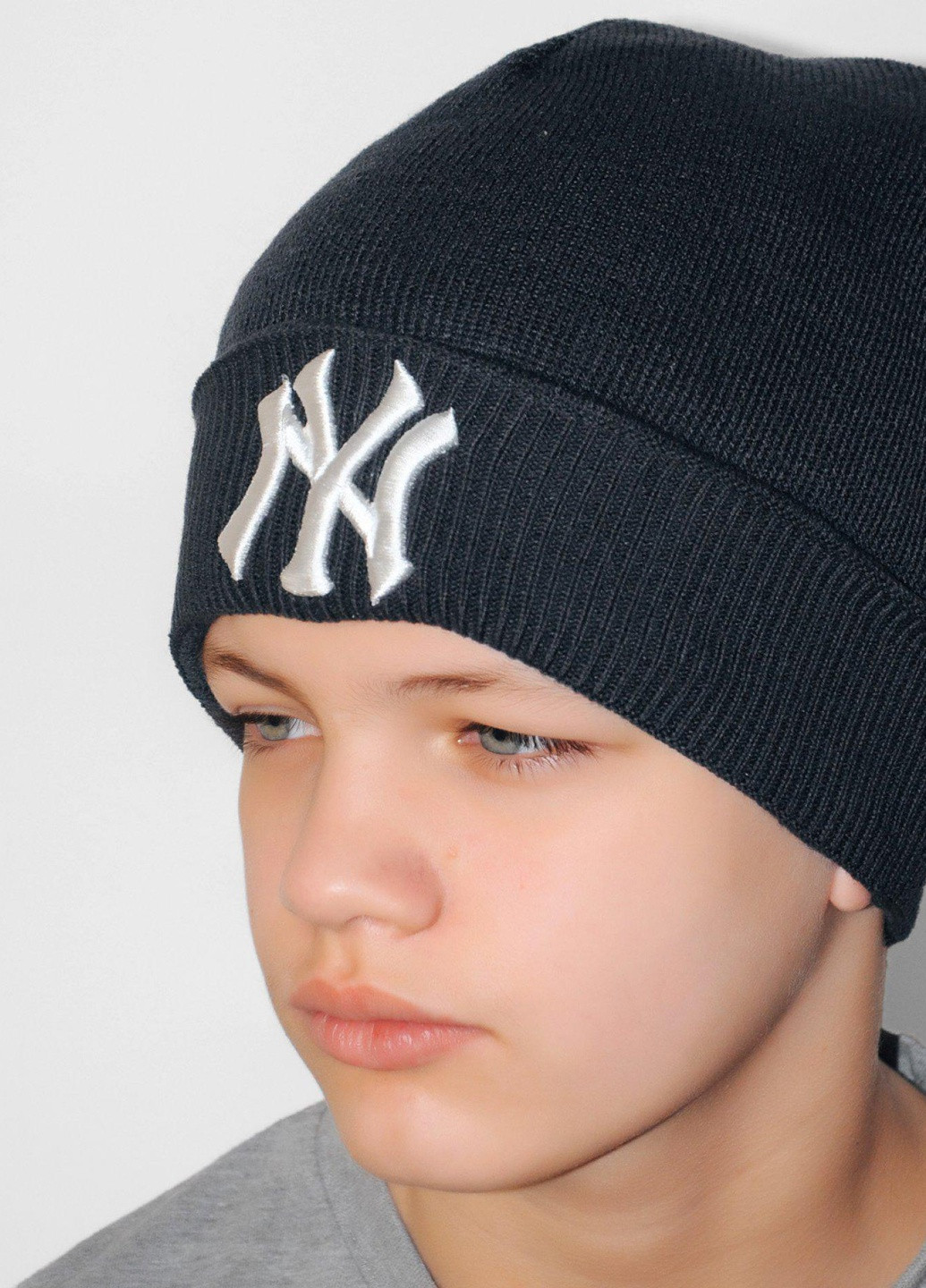 Шапки дитячі Шапка на хлопчика з вишивкою (New York)18147 Lemanta (259482208)