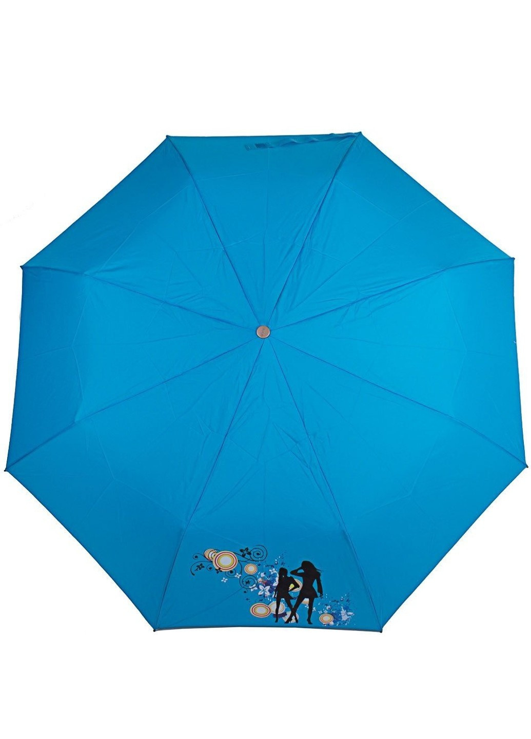 Блакитний жіноча парасолька напівавтомат Airton (262975936)