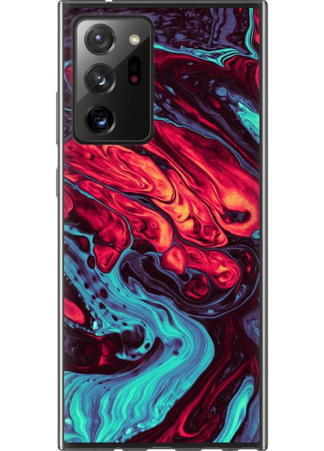 Силіконовий чохол 'Синя червона абстакція' для Endorphone Samsung Galaxy Note 20 Ultra (276311702)