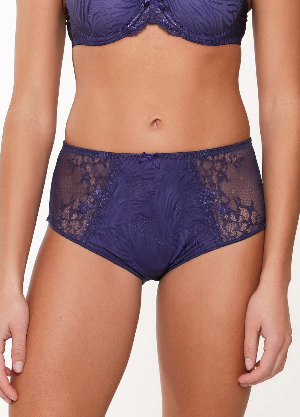Труси жіночі XXL, blue ribbon jacquard 1400B-1 Lingadore (266267320)