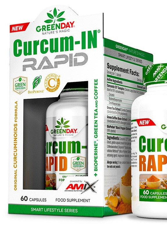 GreenDay Curcum-IN Rapid 60 Caps Amix Nutrition (257342715)