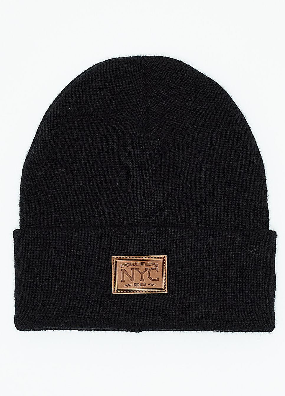 Шапка зима,чорний з принтом, Statewear (266629533)