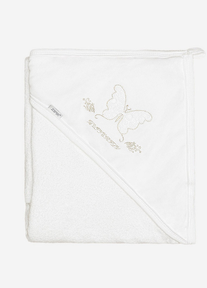 Полотенце для купания девочки цвет белый ЦБ-00217565 Zipir белый