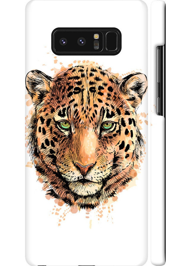3D пластиковий матовий чохол 'Леопард v2' для Endorphone Samsung Galaxy Note 8 (258088935)