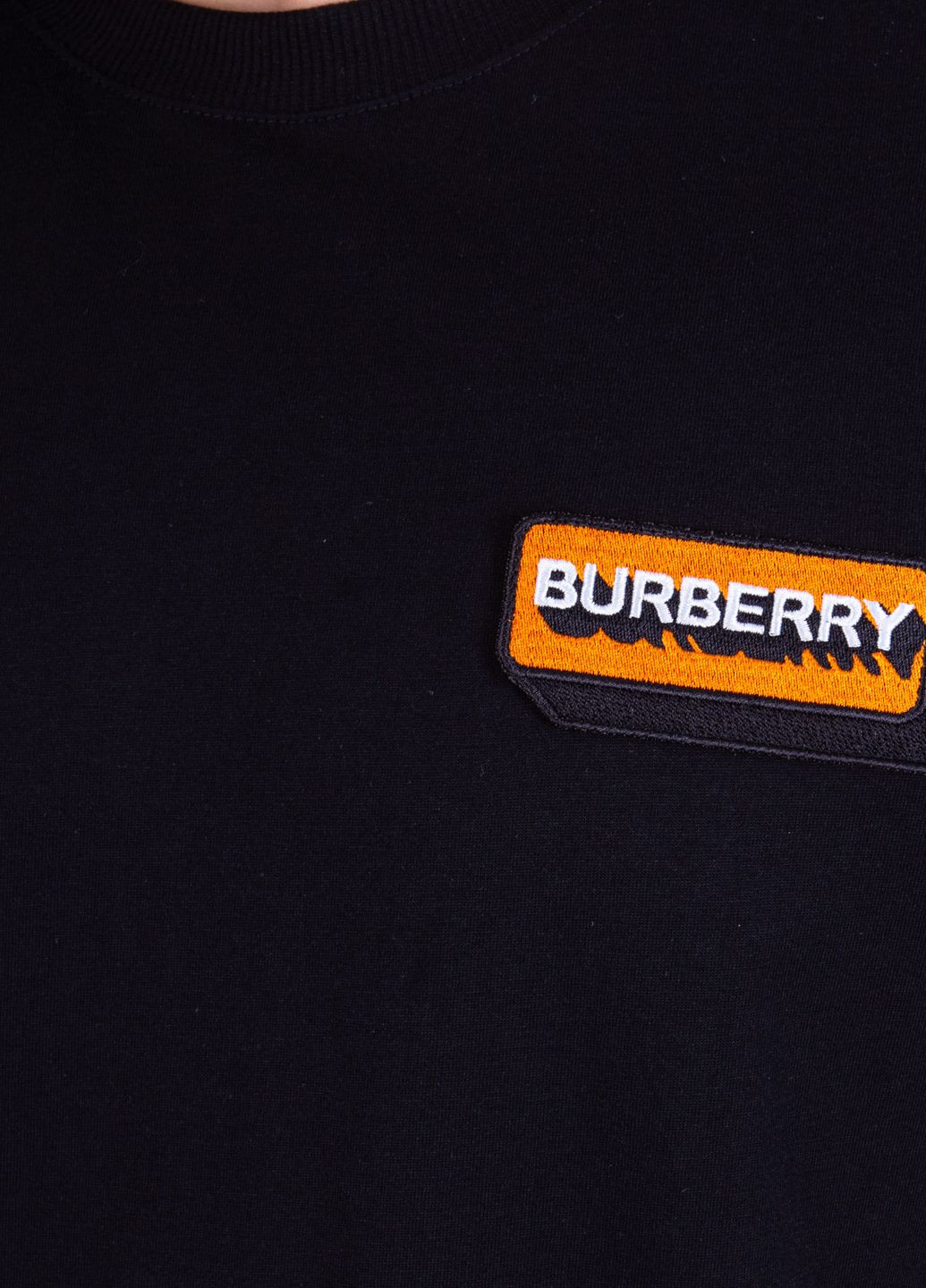 Черная футболка Burberry