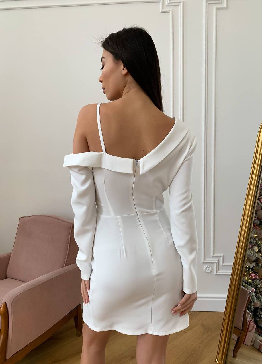 Білий гарна сукня No Brand
