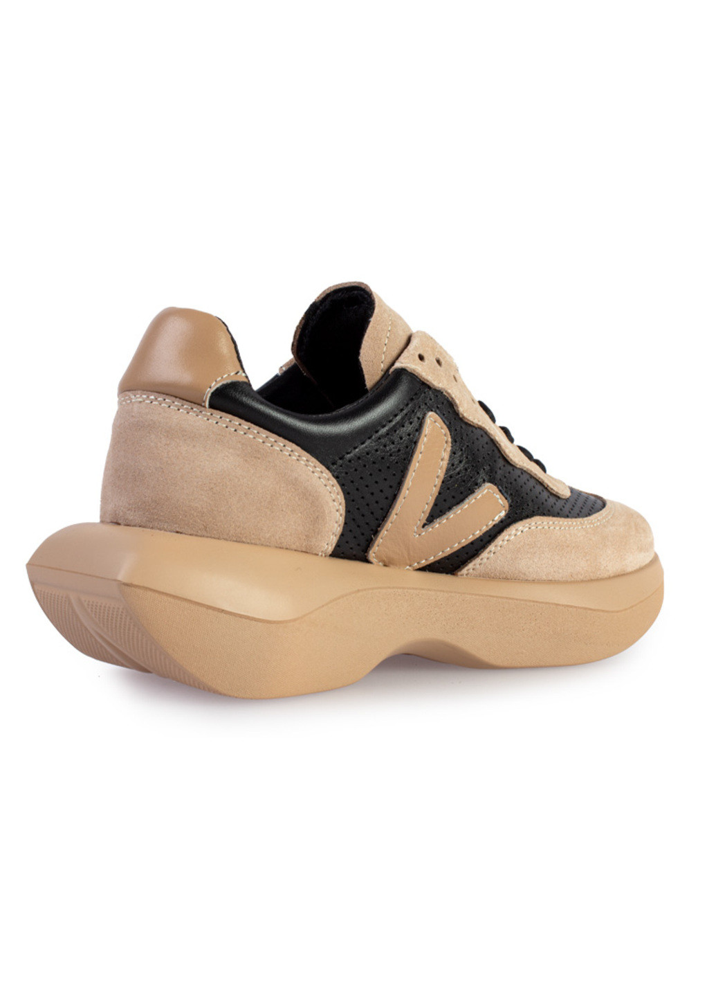 Коричневі осінні кросівки жіночі бренду 8200227_(1) ModaMilano