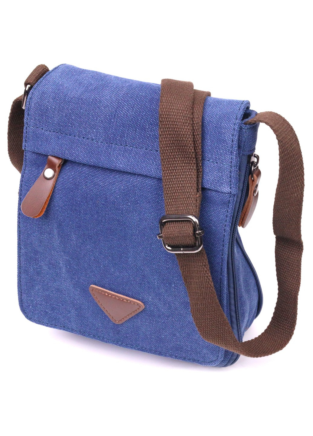 Интересная мужская сумка из текстиля 21267 Синяя Vintage (258286246)