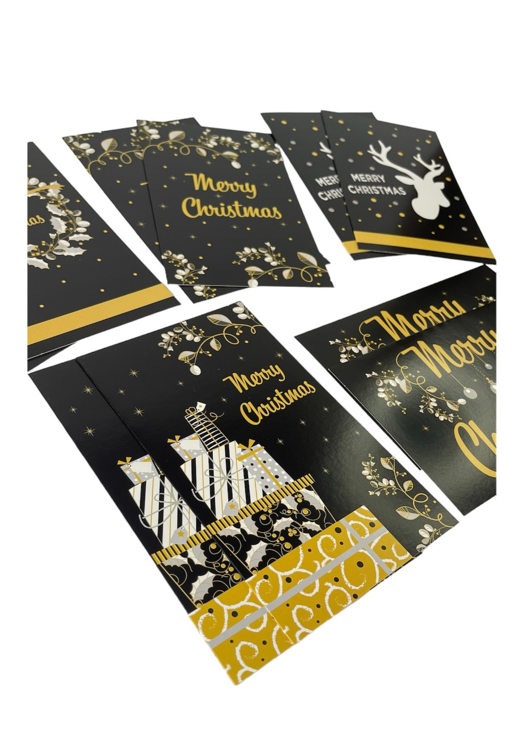 Набор подарочных новогодних открыток и конвертов 10 шт. Melinera (267501498)