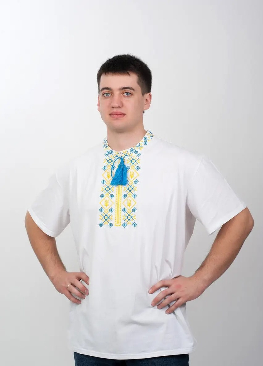 мужская с вышивкой Герб BeART футболка (258689371)