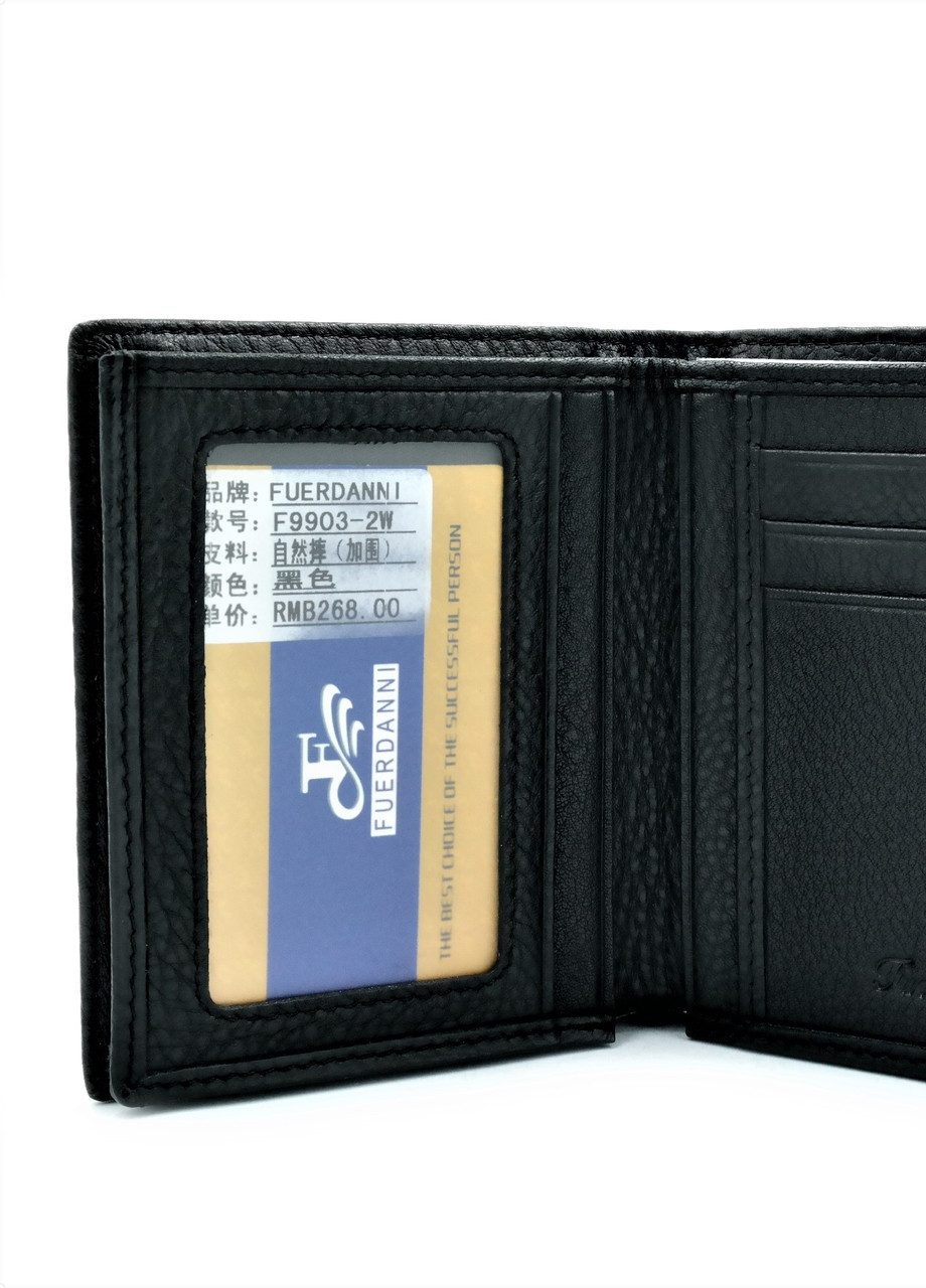 Чоловічий шкіряний гаманець чорний SKL85-296549 New Trend (259169255)