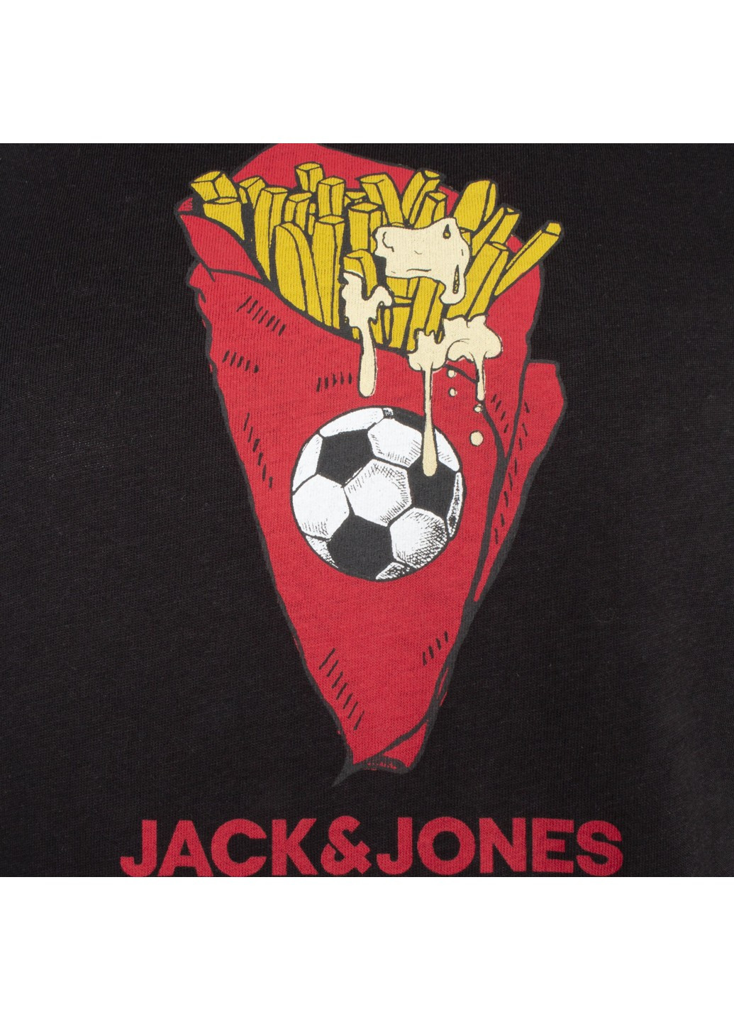 Черная мужская футболка jack&jones Jack & Jones