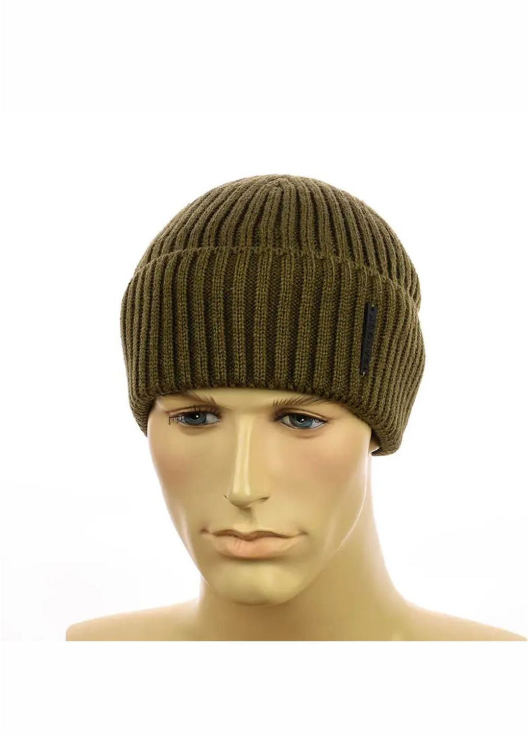 Мужская зимняя шапка на флисе No Brand чоловіча шапка на флісі (276534528)