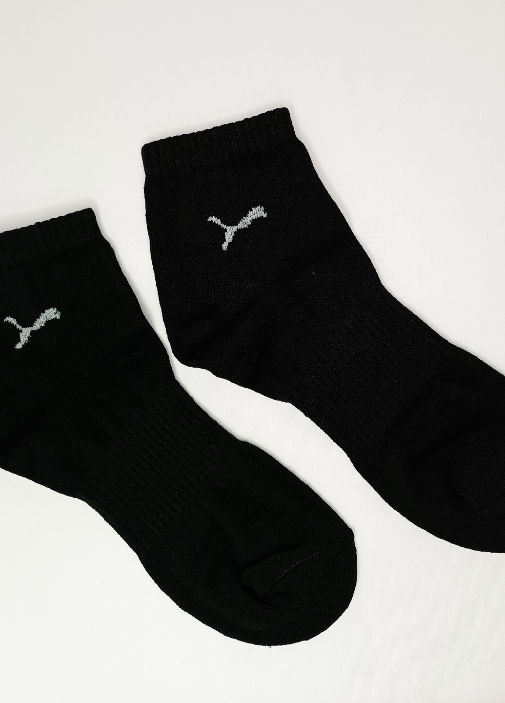 Короткі демісезонні чорні спортивні шкарпетки No Brand (267147796)