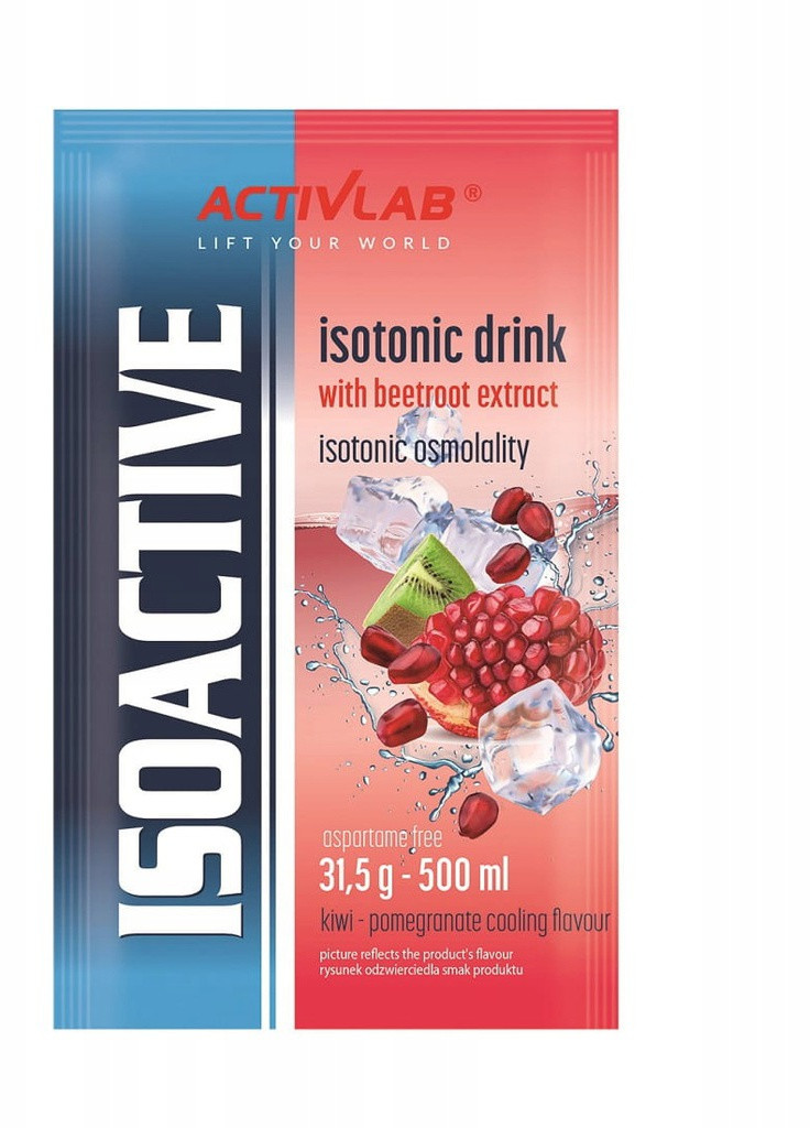 Изотонический напиток Iso Active 31.5g 1sachet (Kiwi-Granat) ActivLab (256979563)