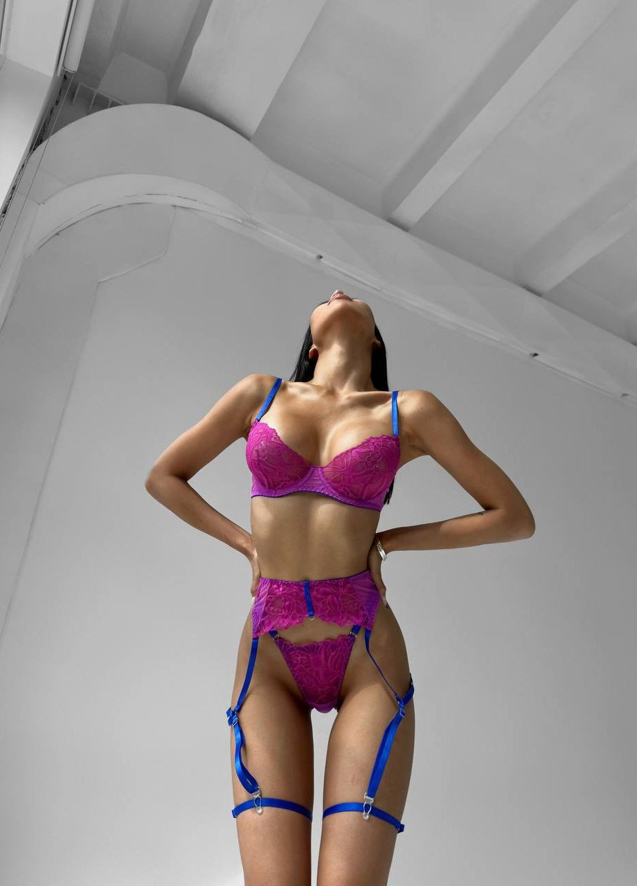 Розовый сексуальный комплект женского нижнего белья Simply sexy