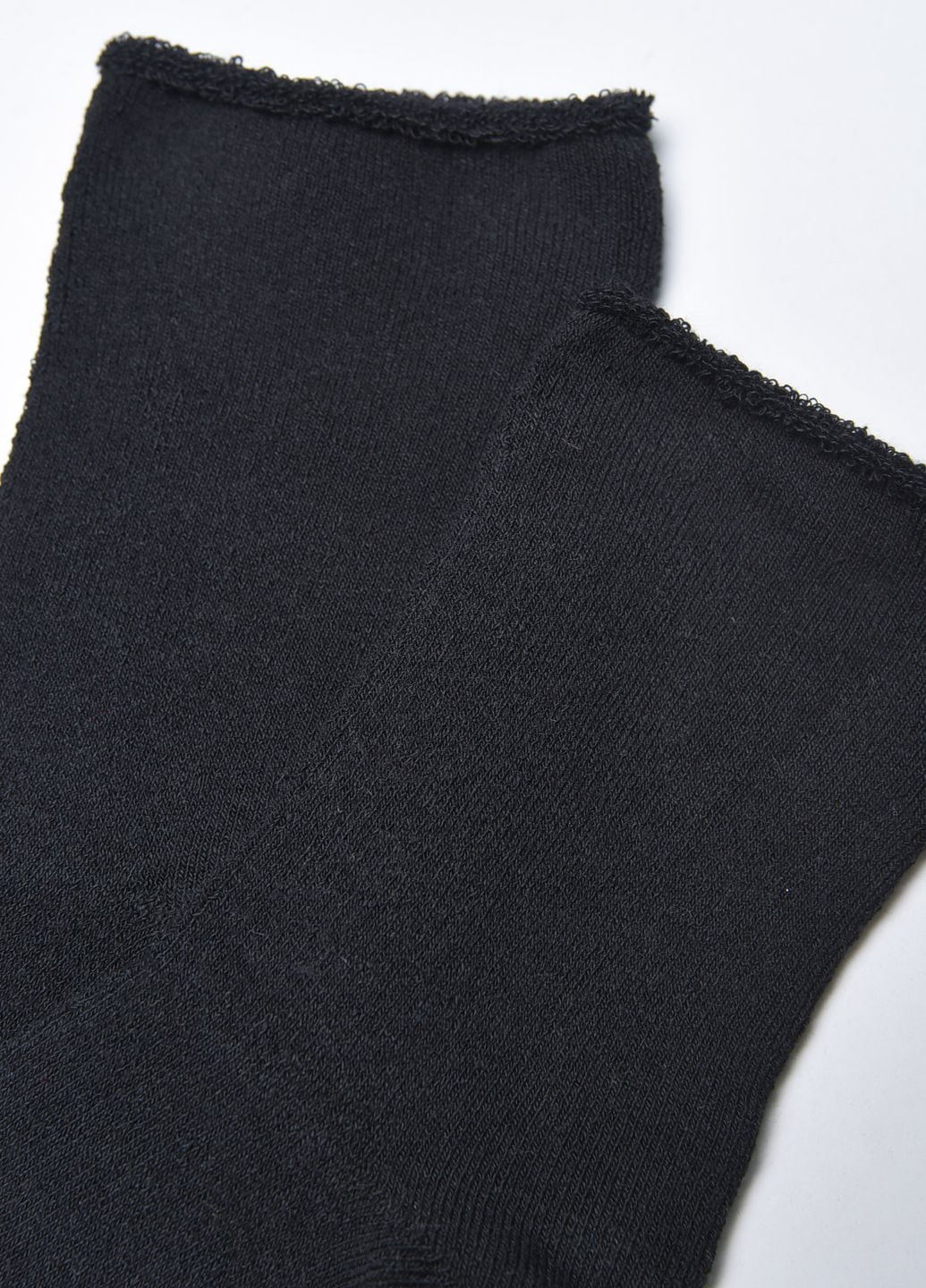 Шкарпетки чоловічи медичні махрові чорного кольору без гумки розмру 41-45 Let's Shop (272976049)