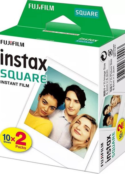 Картридж для моментальной фотографии Twin Pack Film, 20 шт Fujifilm instax square (267578565)