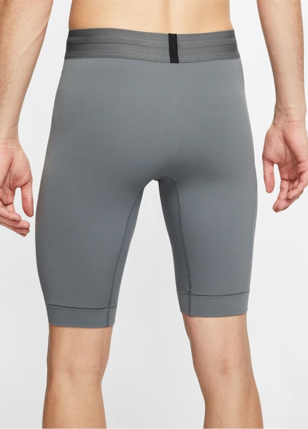 Шорти компресійні труси спортивні термо велосипедки Nike mens infinalon shorts grey (270016355)