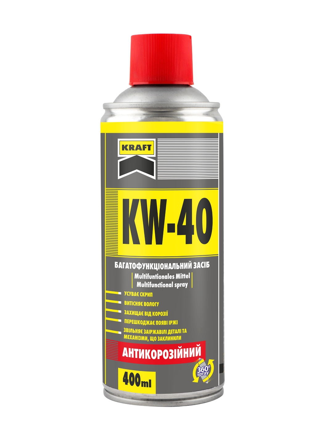 Універсальне мастило KW-40 TM "" в аер. упаковці. 400 мл. Kraft (258512907)