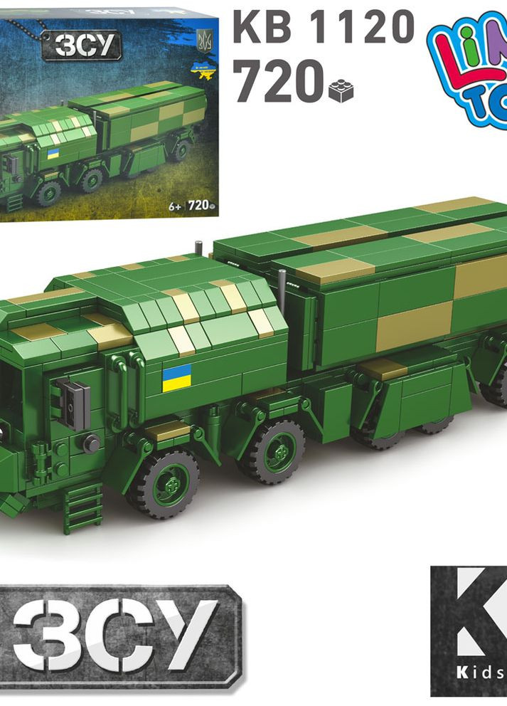 Конструктор ЗСУ Ракетный комплекс "Гром", 720 деталей (KB 1120) Limo Toy (269362986)
