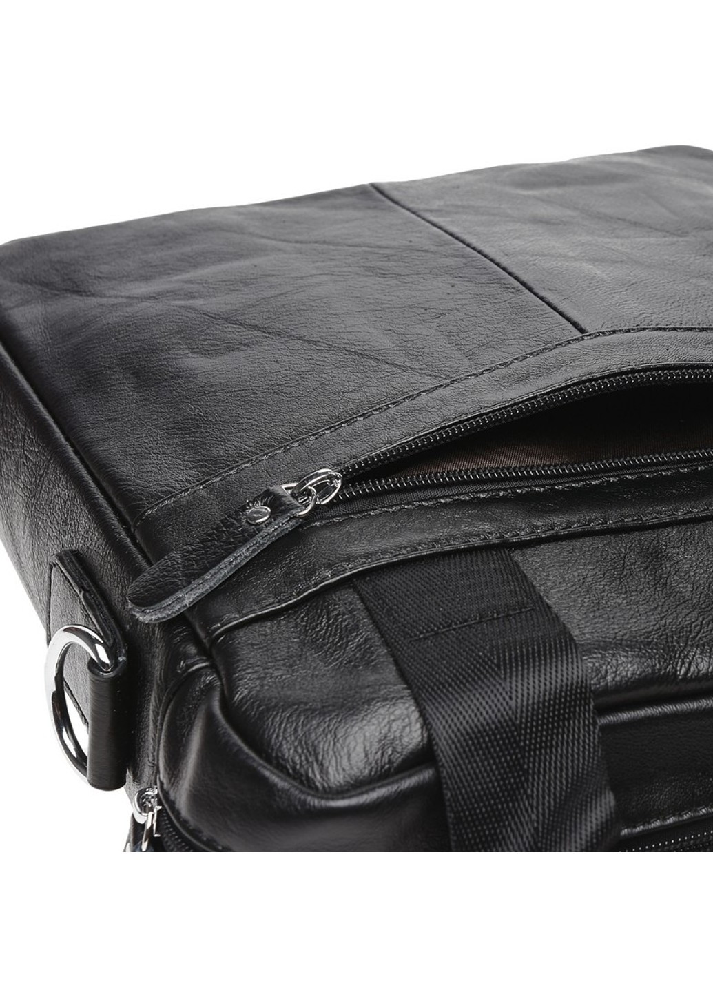 Мужская кожаная сумка через плечо K18859-black Borsa Leather (271664986)