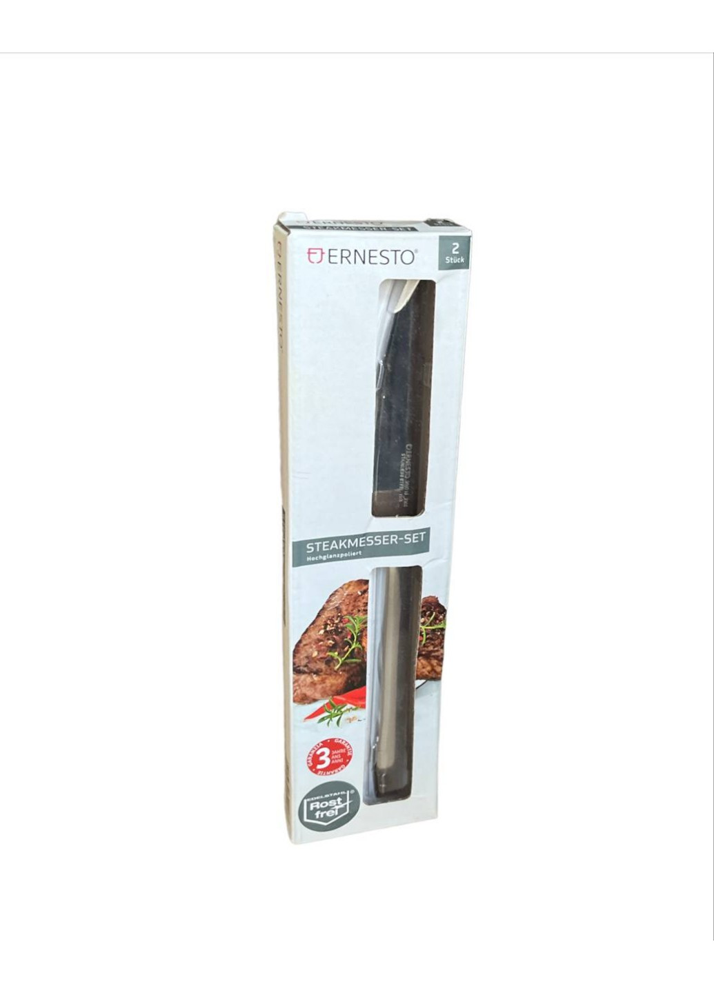 Набор ножей для стейка 2 шт. 25 х 7 см Ernesto (256704682)