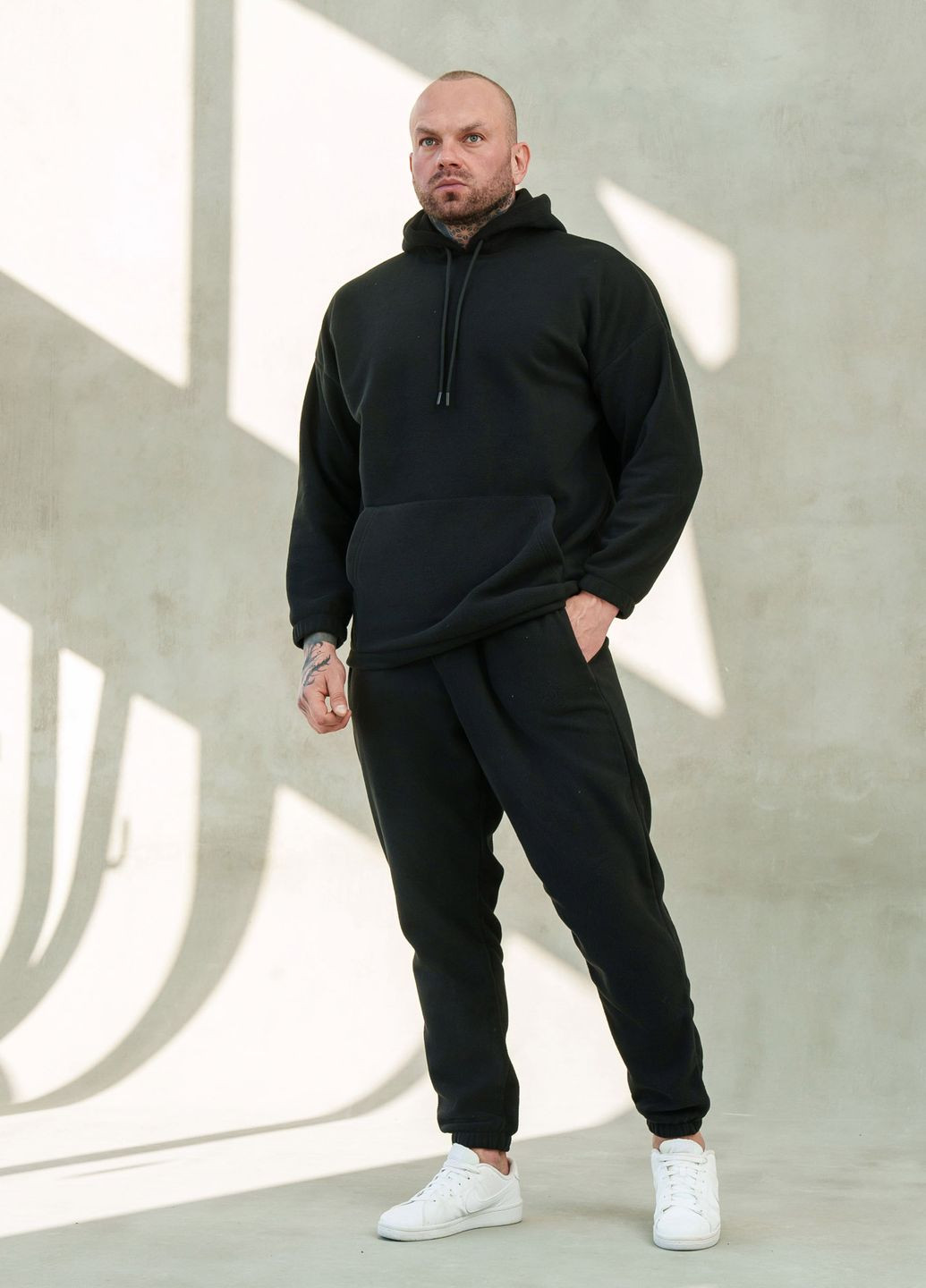 Костюм спортивний чоловічий флісовий No Brand спортивный костюм (265225807)