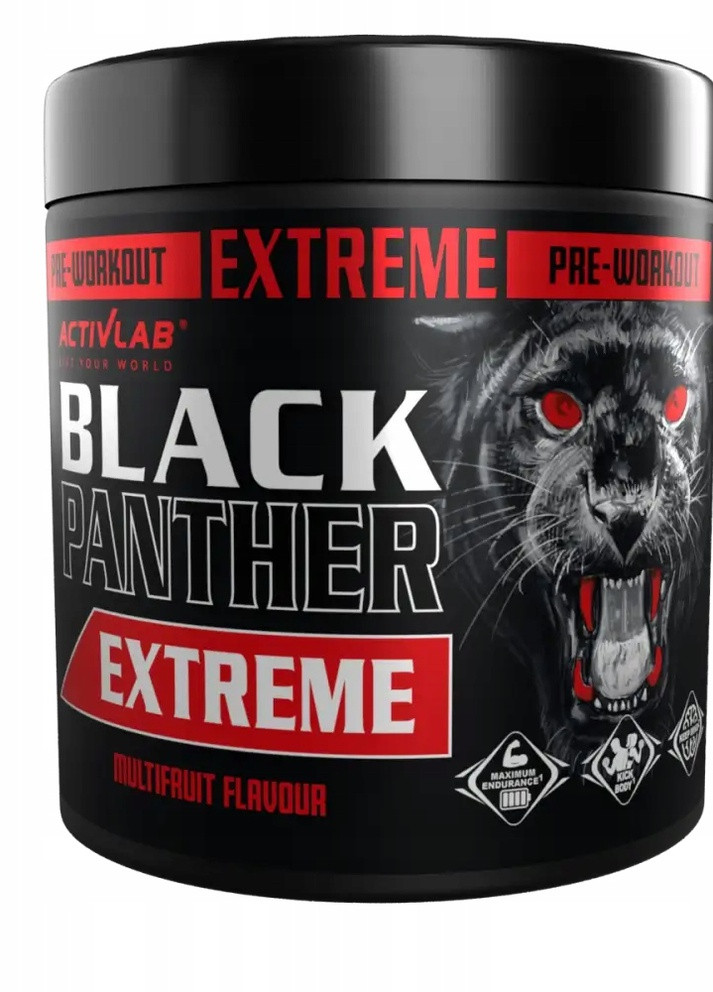 Предтренировочный комплекс Black Panther Extreme 300 g (Multifruit ) ActivLab (258482506)