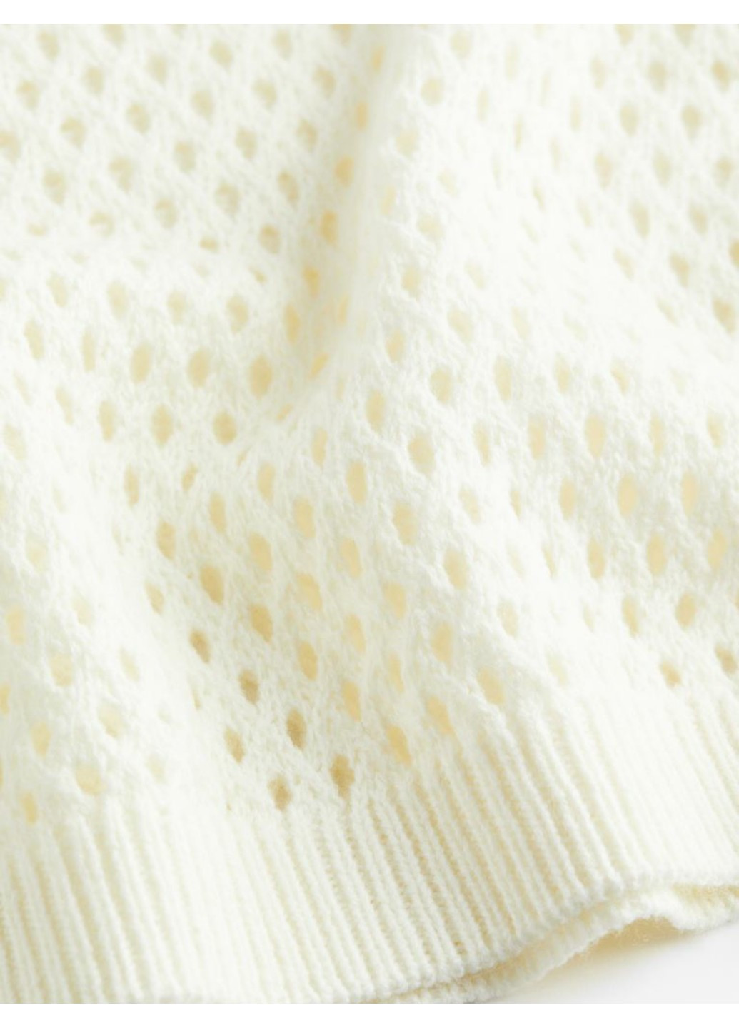 Жіночий в'язаний топ Н&М (55708) 34 Білий H&M (258885889)