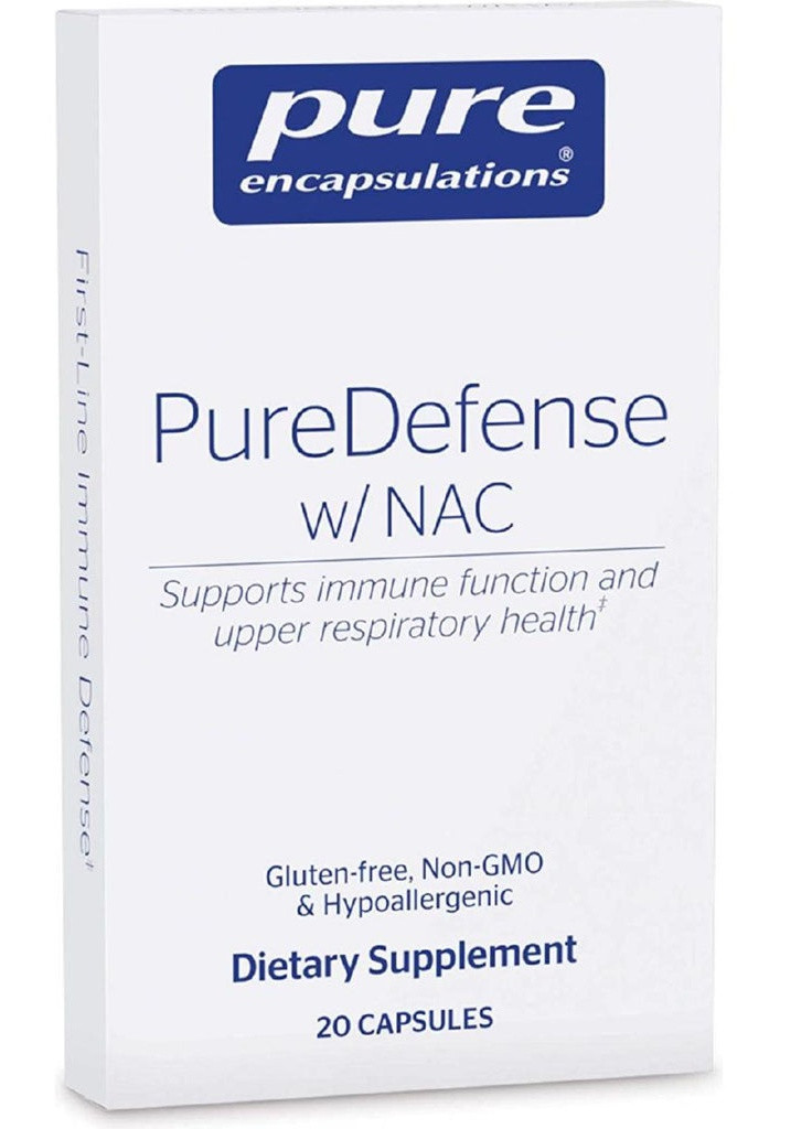 PureDefense with NAC 20 Caps PE-01722 Pure Encapsulations (256722393)