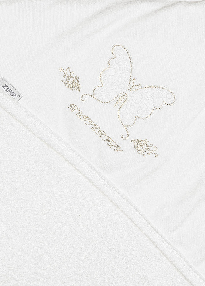 Zipir полотенце для купания девочки цвет белый цб-00217565 белый производство - Турция