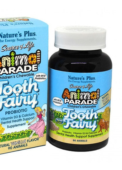 Nature's Plus Animal Parade, Tooth Fairy 90 Chewable Tabs Vanilla Natures Plus (256725535)