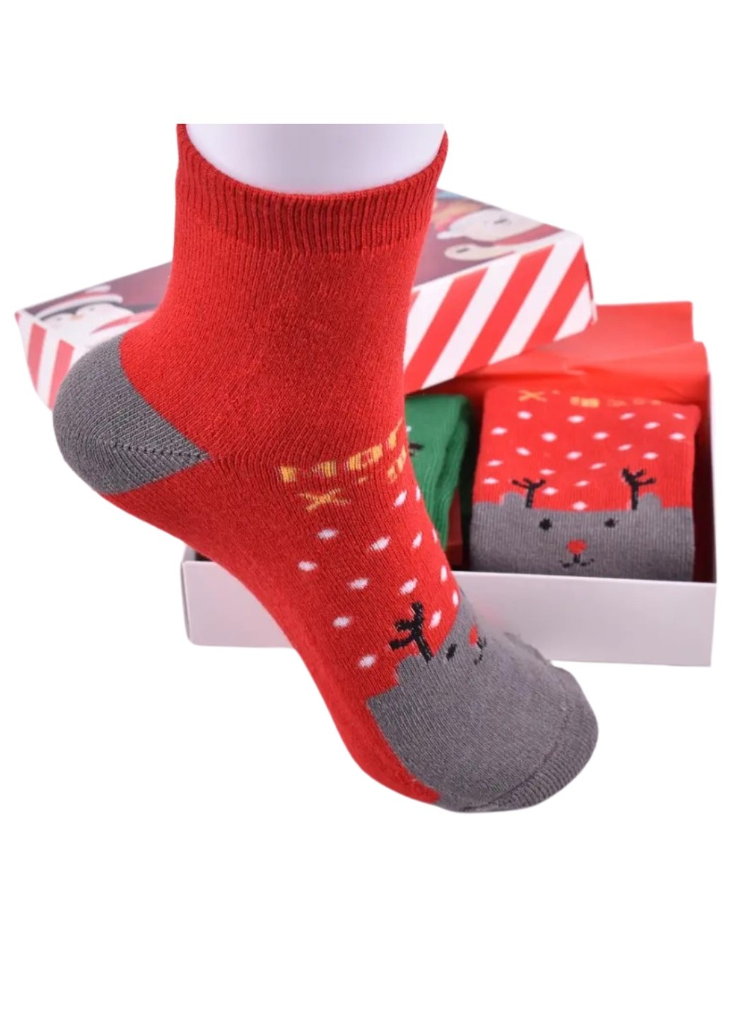 Набор женских носков в подарочной упаковке Happy New Year ФЕННА (275992968)