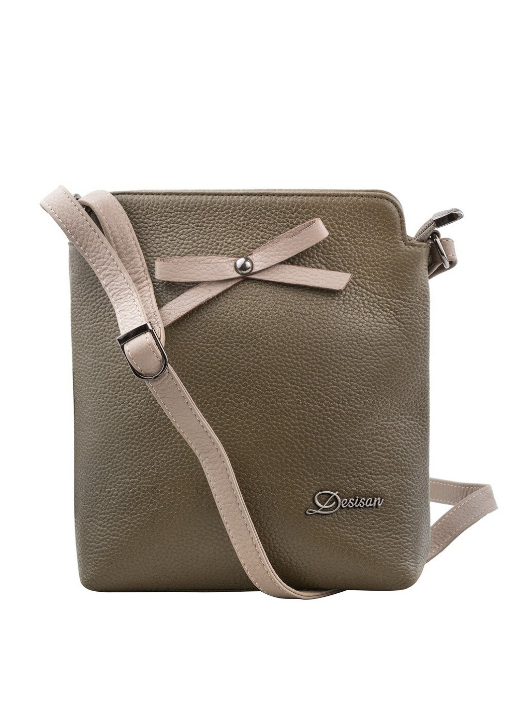 Жіноча шкіряна сумка shi1513-green Desisan (263518951)