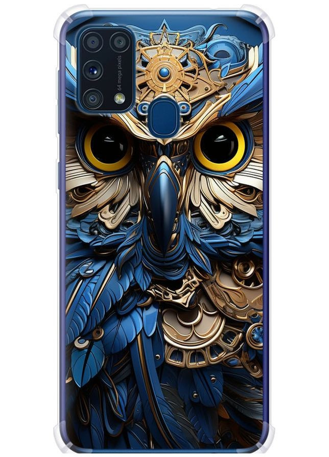 Силіконовий протиударний с посиленими кутами чохол 'Сова v2' для Endorphone Samsung Galaxy M31 M315F (266053729)