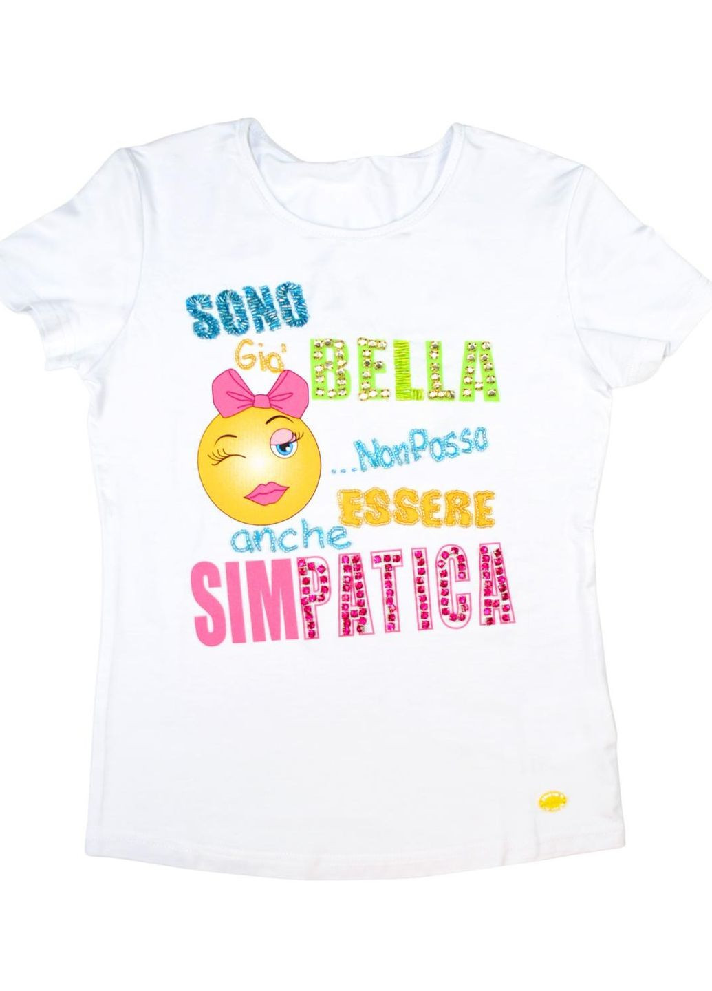 Біла футболка girl junior Byblos