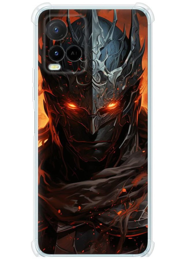 Силіконовий протиударний с посиленими кутами чохол 'Темний лицар' для Endorphone Vivo Y21 (266053457)