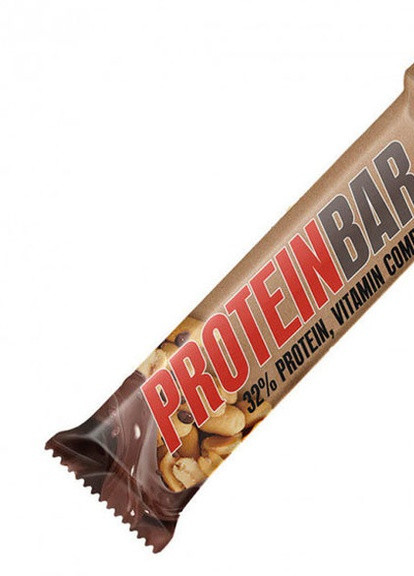 Углеводно-протеїновий батончик 32% Protein Bar 60 g Caramel Peanuts Power Pro (256719277)