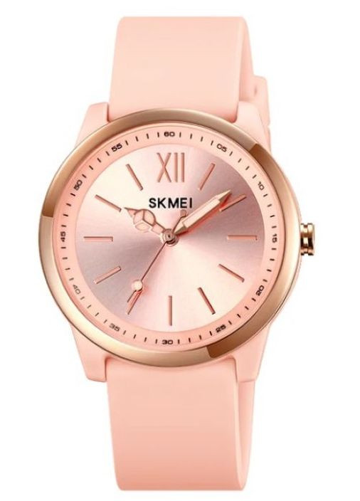 Часы 2008 Lady Pink кварцевые классические Skmei (270113828)