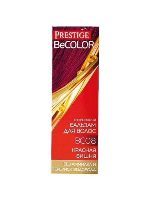Відтінковий бальзам для волосся BeColor ВС 08 Червона вишня Vip's Prestige (262521746)