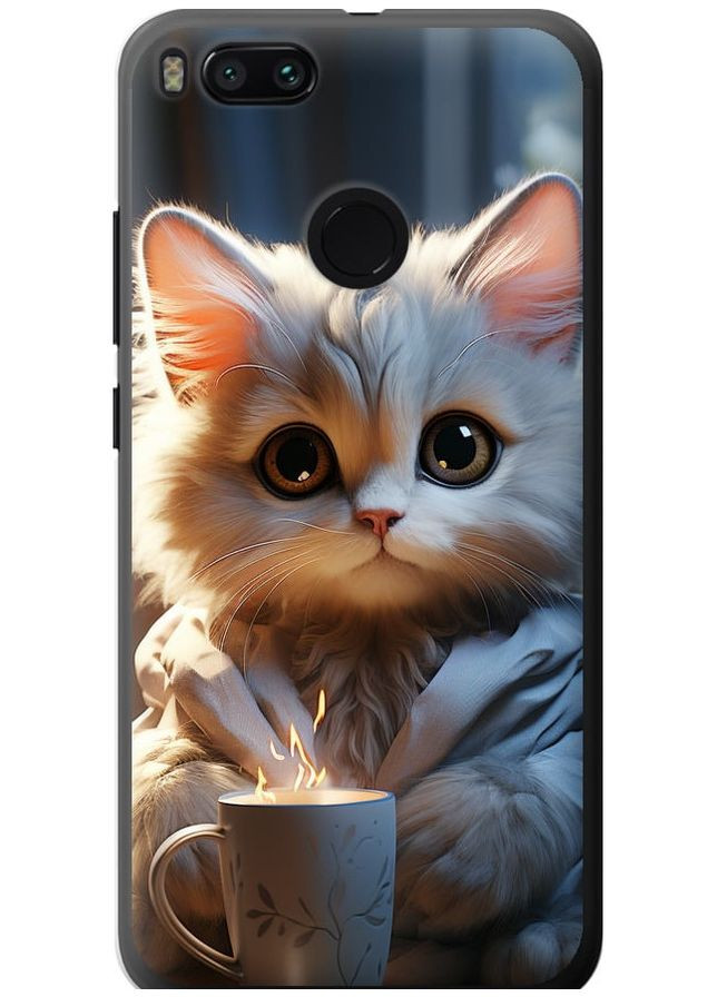 Силиконовый чехол 'White cat' для Endorphone xiaomi mi a1 (265398601)