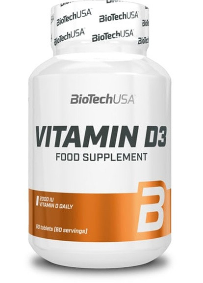 Vitamin D3 60 Tabs Biotechusa (257252369)