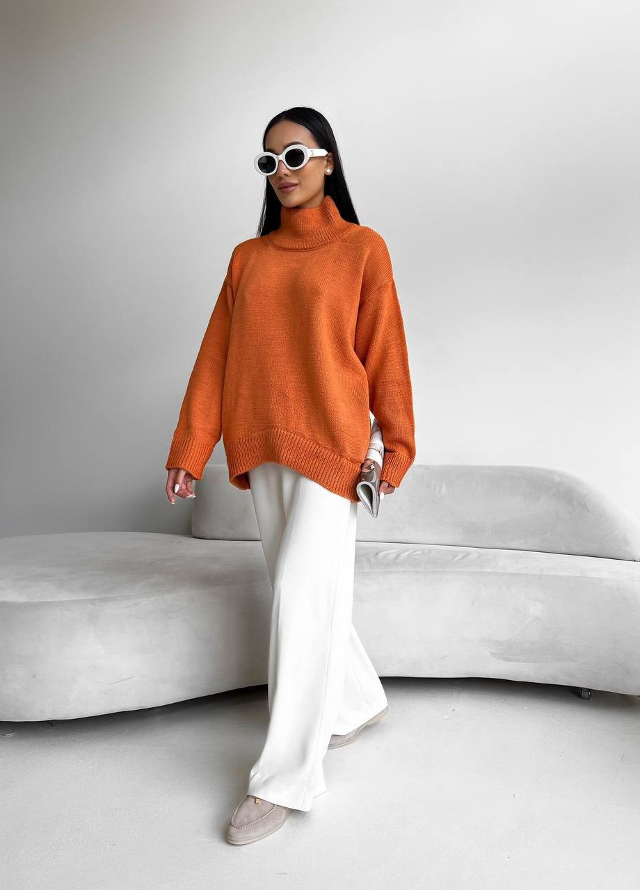 Женский свитер цвет оранжевый р.42/46 441965 New Trend (263133762)