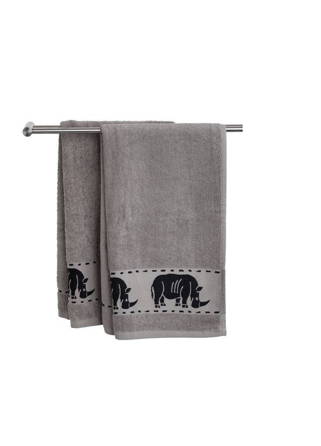 No Brand полотенце хлопок 50x100см серый серый производство - Китай